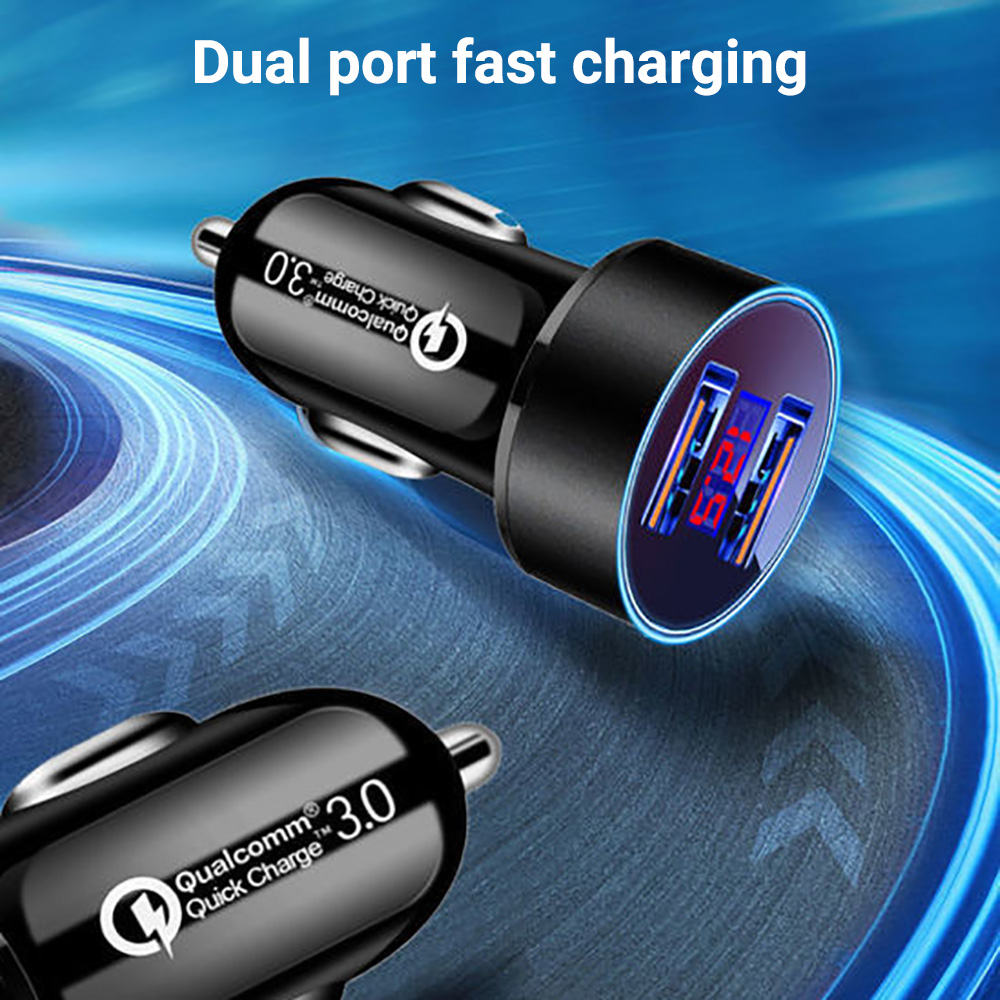 Phone Accessories You Need - 66W PD QC3.0 Dual Port Car