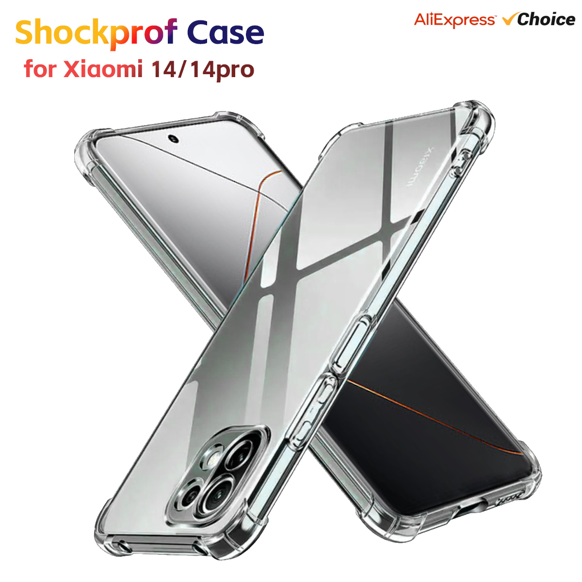 Phone Accessories Online Shop - Transparent TPU Case for Xiaomi 14