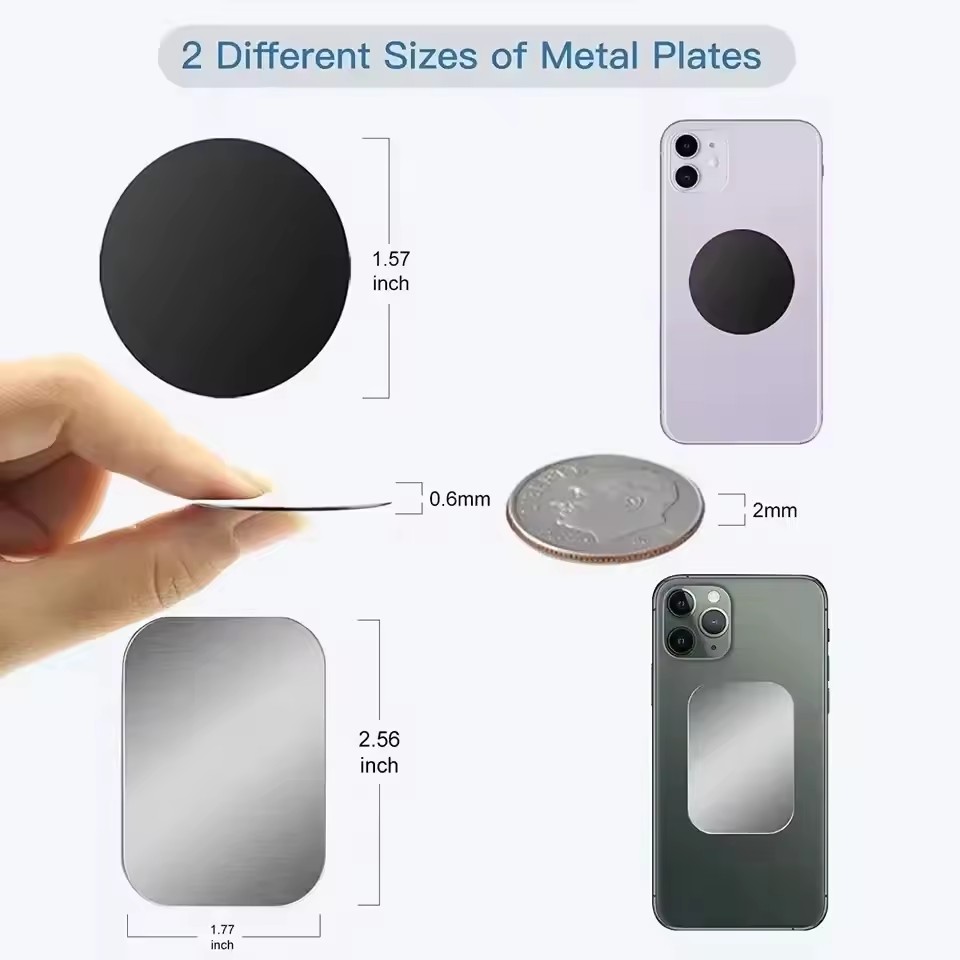 5/10pcs Magnetic Metal Plate D - Phone Accessories Stand recension och pris