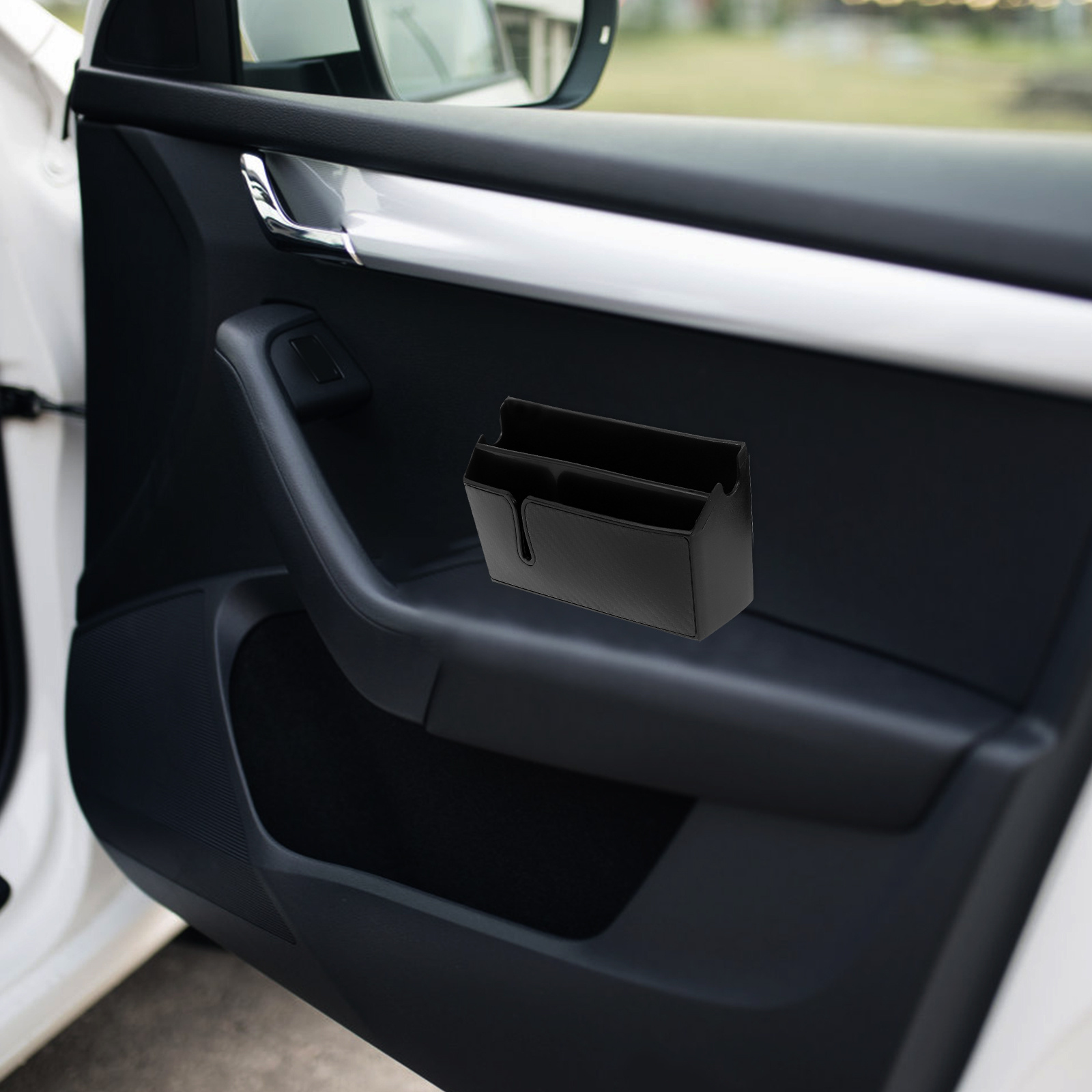 2Pcs Durable PVC Car Organizer - Phone Accessories Design recension och pris