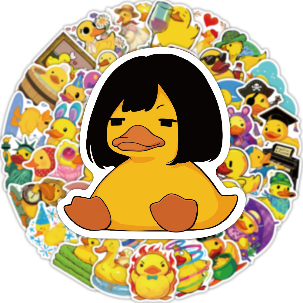 50PCS Cute Yellow Duck Creativ - Yellow Phone Accessories recension och pris