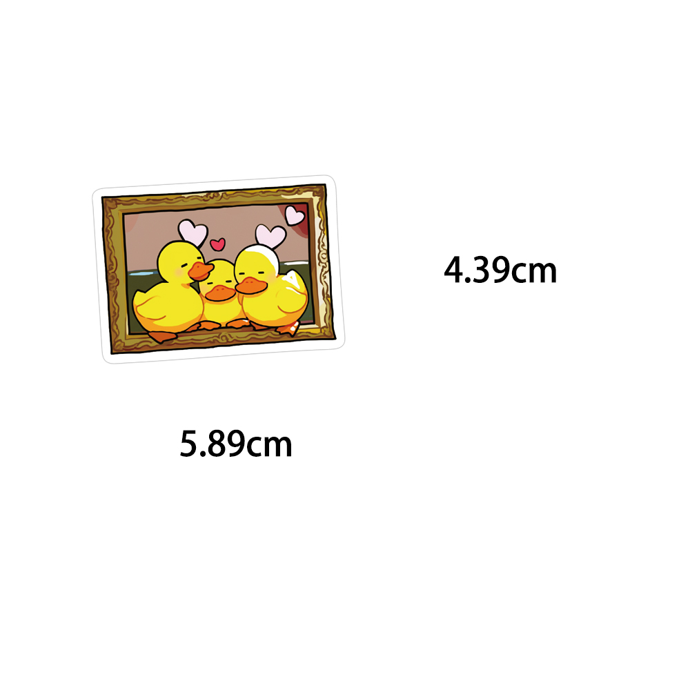 50PCS Cute Yellow Duck Creativ - Yellow Phone Accessories recension och pris