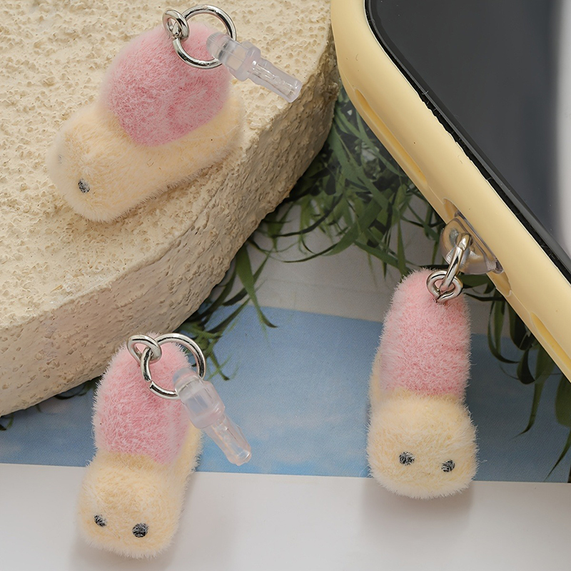 1pcs Cute 3D Plush Snail Phone - Yellow Phone Accessories recension och pris