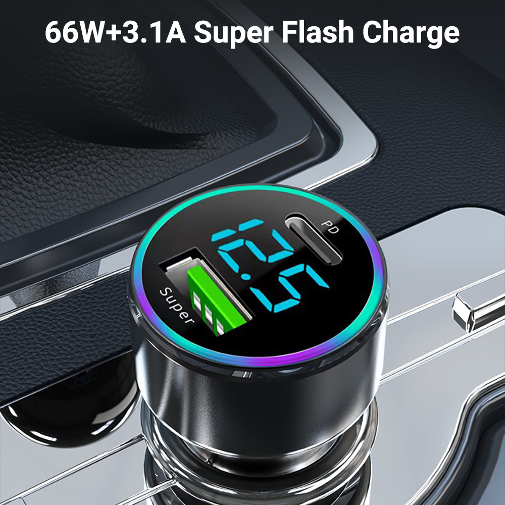 66W PD QC3.0 Dual Port Car Cha - Phone Accessories You Need recension och pris