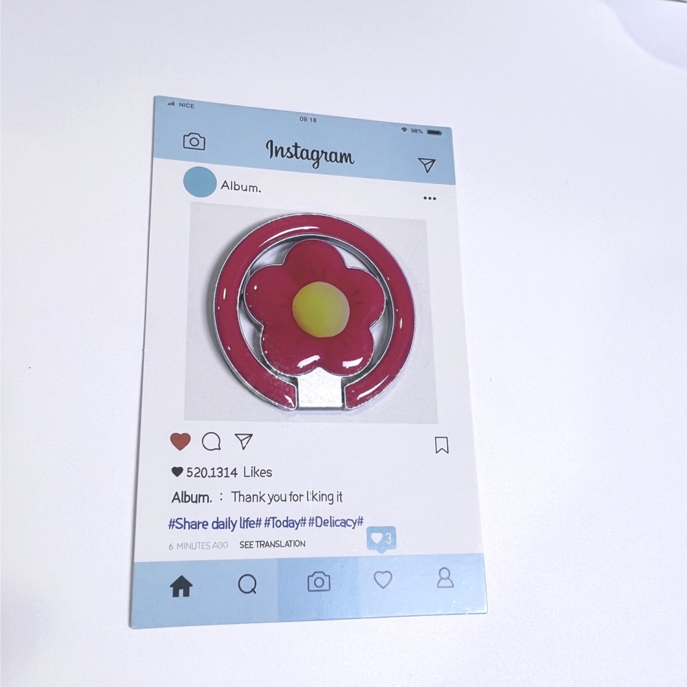 Flower Magnetic Foldable Kicks - Phone Accessories Stand recension och pris