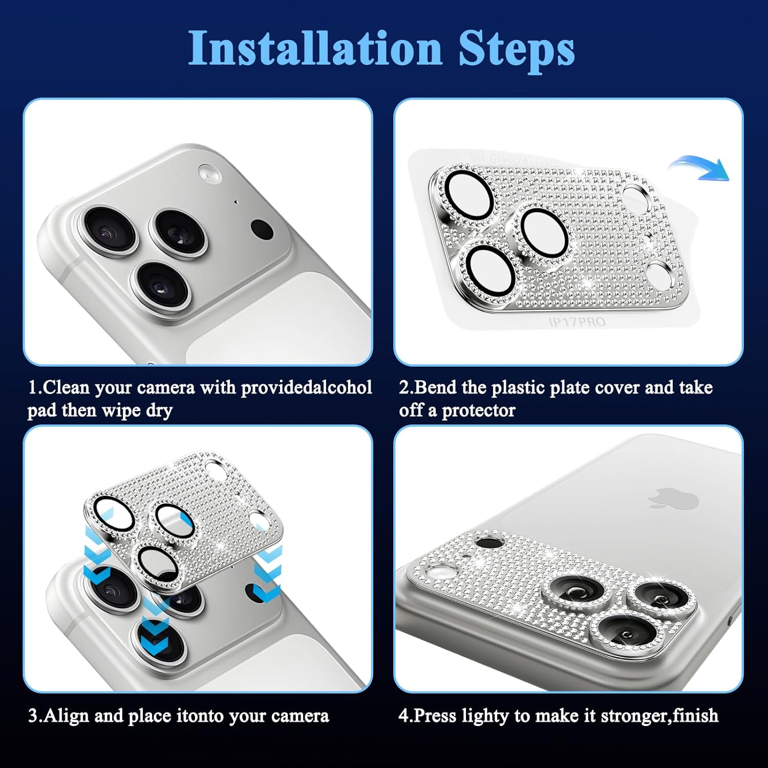 Glitter Diamond Camera Lens Pr - Phone Accessories Design recension och pris
