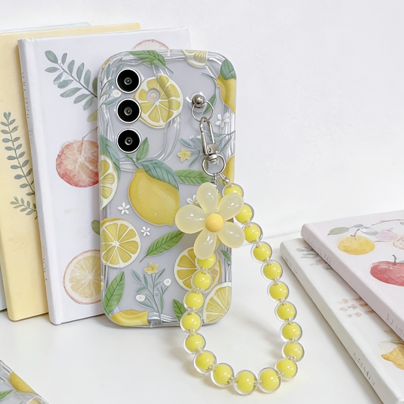 Yellow Lemon Flower Lanyard Ph - Yellow Phone Accessories recension och pris