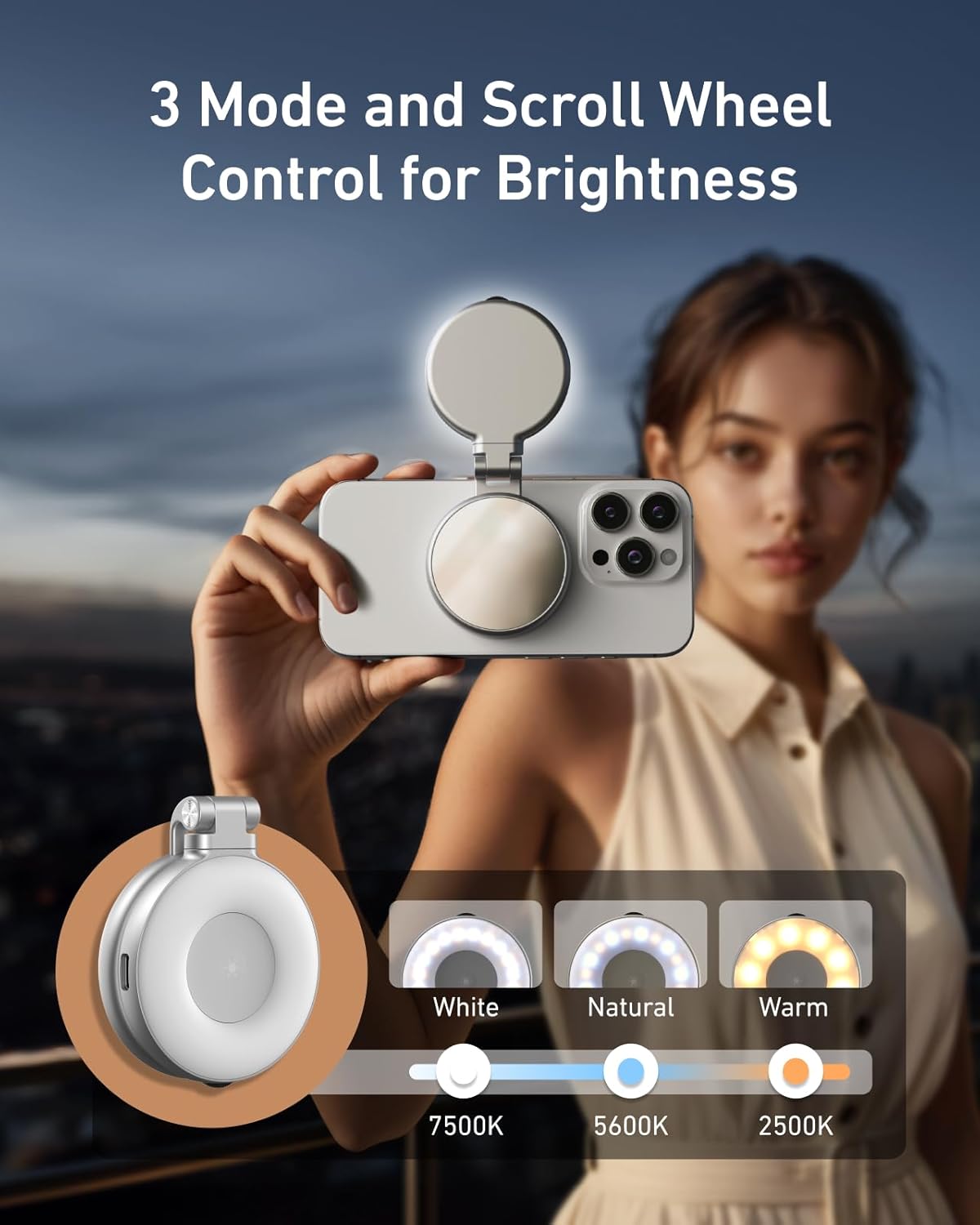 Magnetic Selfie Light Kit Port - Phone Accessories Kit recension och pris