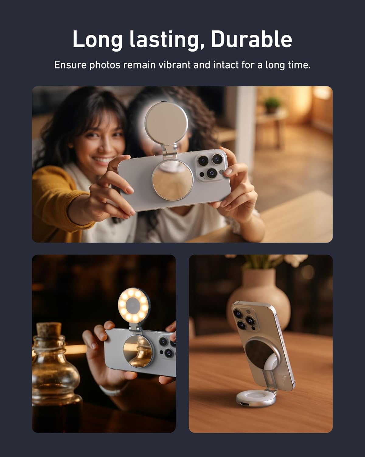 Magnetic Selfie Light Kit Port - Phone Accessories Kit recension och pris