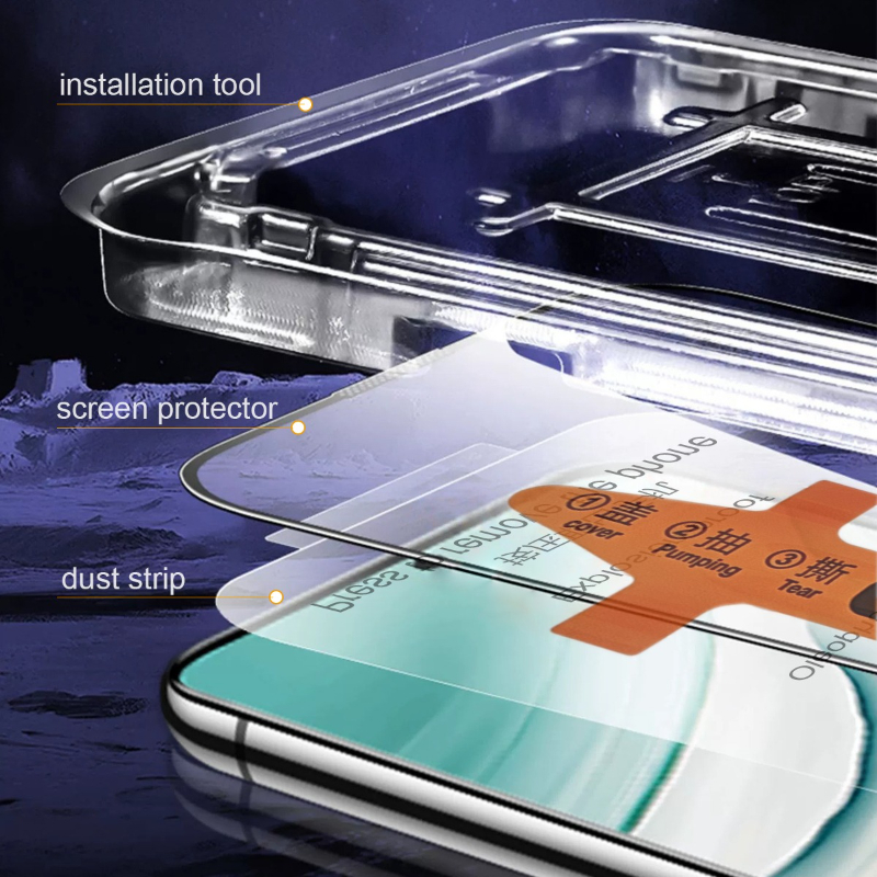2PCS Transparent Tempered Glas - Phone Accessories Online Shop recension och pris
