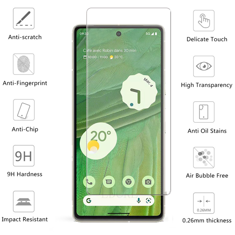 4PCS Tempered Glass for Google - Google Pixel 8A recension och pris