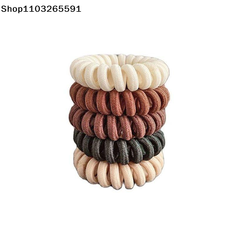 5Pcs Wrapped Spiral Hair Ties  - Phone Accessories Design recension och pris