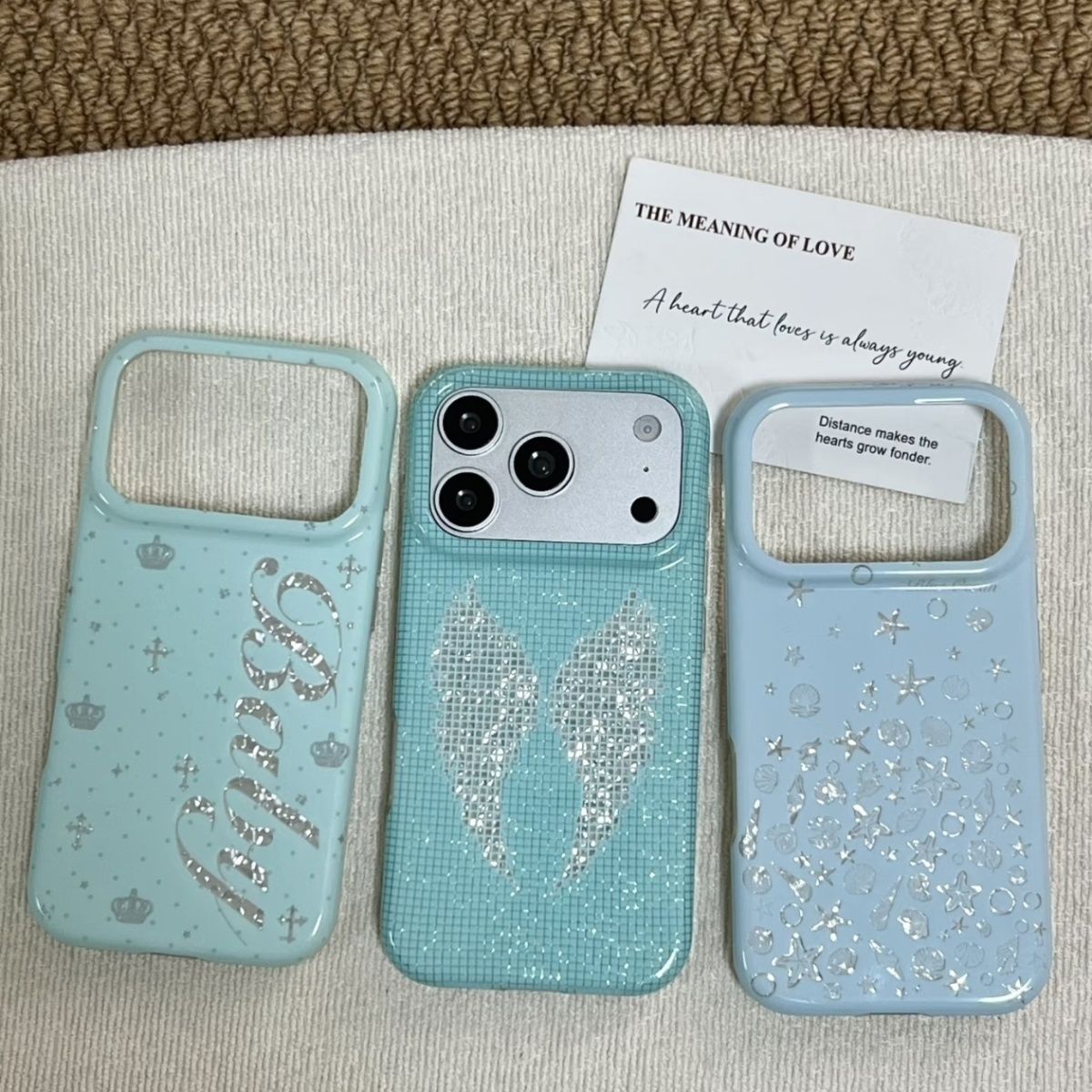 Korean Ins Mint Colored Englis - Phone Accessories Iphone recension och pris