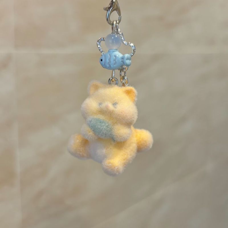 Cute Plush Cat Keychain Creati - Phone Accessories Design recension och pris