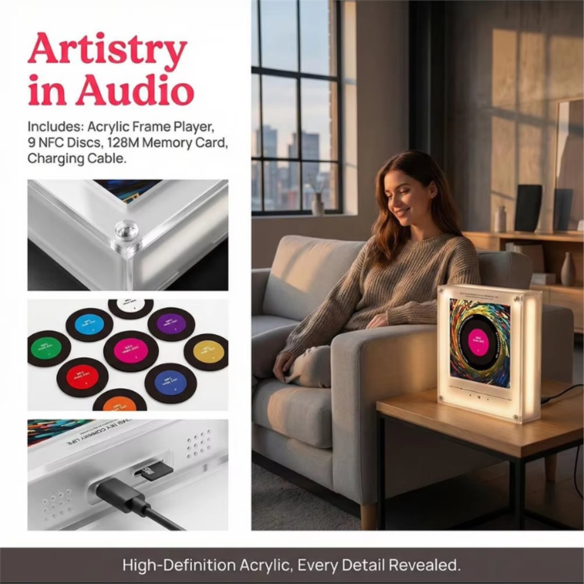 DTC5 NFC Touch Song Player Sen - Phone Accessories You Need recension och pris