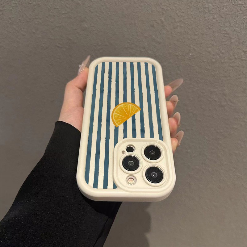 Striped Lemon Slice Pattern Ph - Phone Accessories Iphone recension och pris