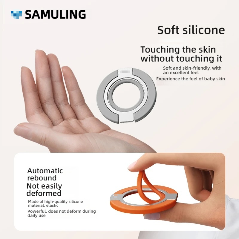 Double-Sided Magnetic Silicone - Phone Accessories Stand recension och pris