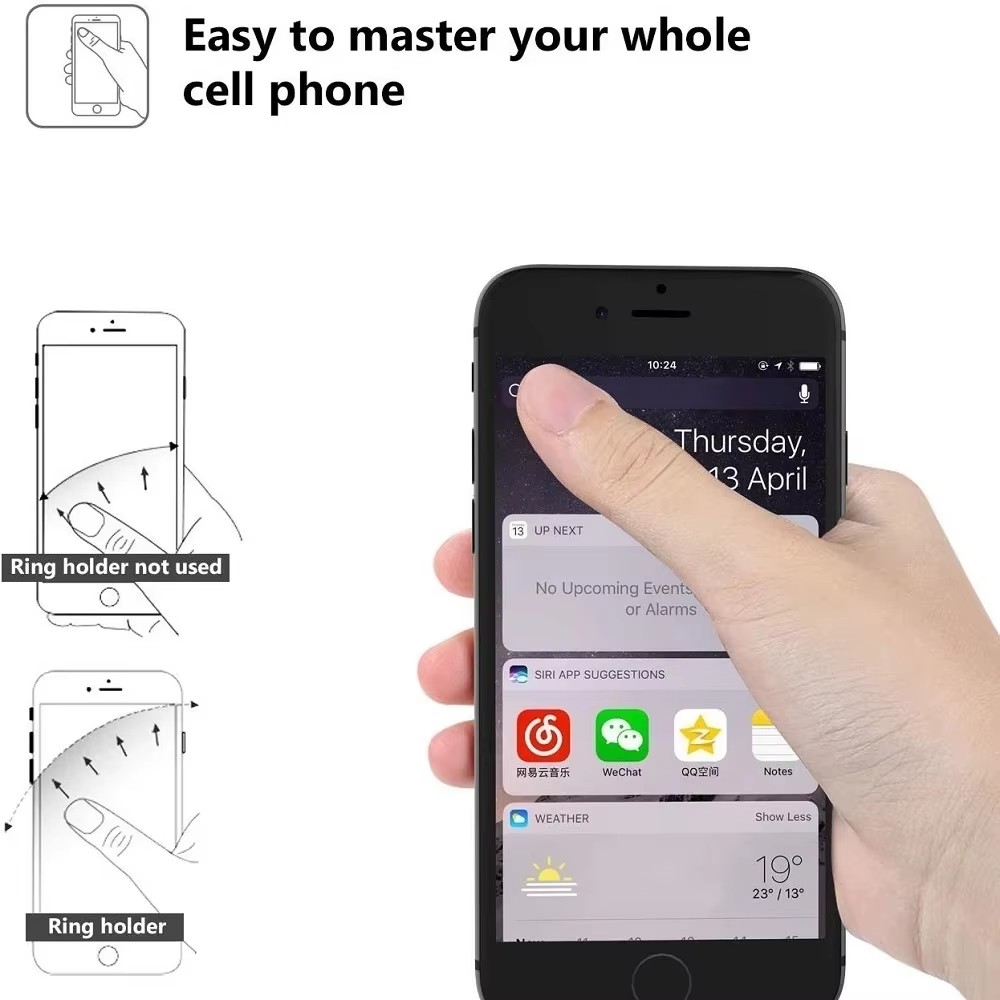 Finger Ring Mobile Phone Holde - Phone Accessories Stand recension och pris