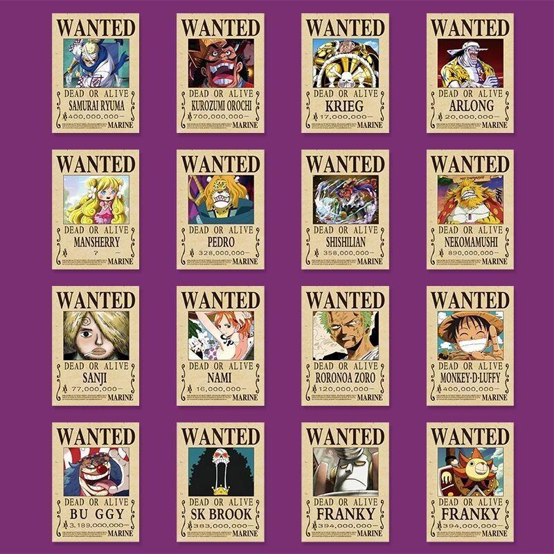 One Piece Sticker 140Pcs Wante - Phone Accessories Poster recension och pris