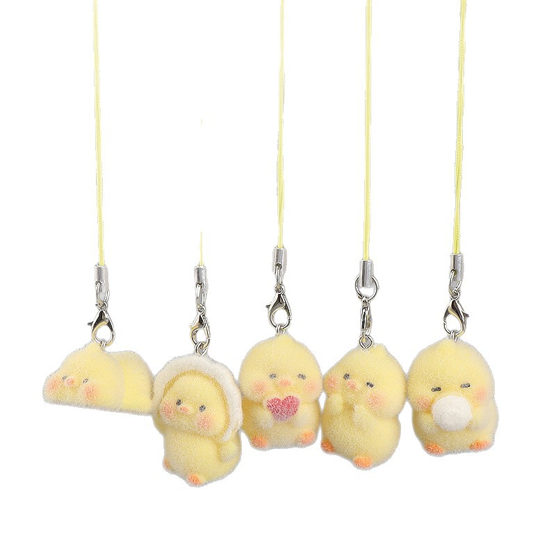 5pcs Cute three-dimensional fl - Yellow Phone Accessories recension och pris