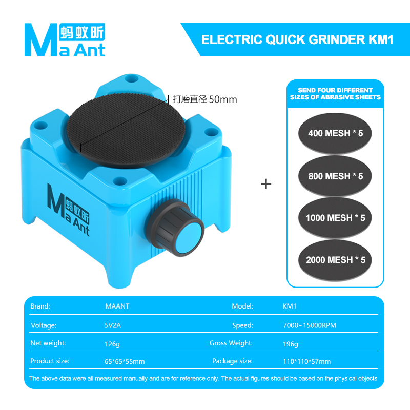 MAANT KM1 Mini Electric Grindi - Phone Sanitizer Uv recension och pris