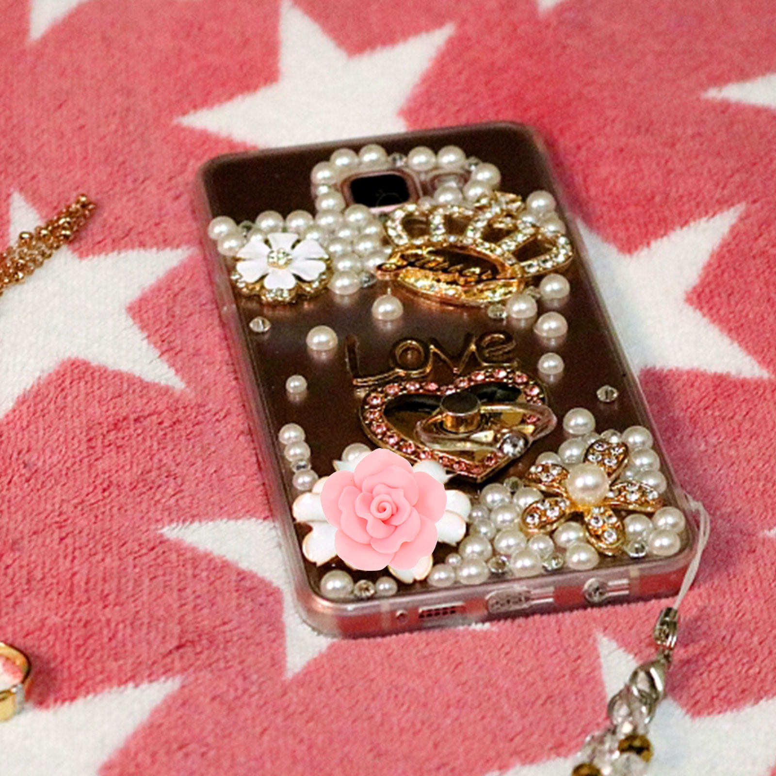28Pcs Clay Flower Charms Set D - Phone Accessories Kit recension och pris