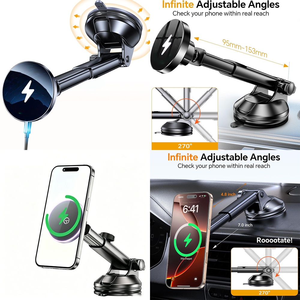 New Wireless Car Charger Elect - Phone Accessories Trending Products recension och pris