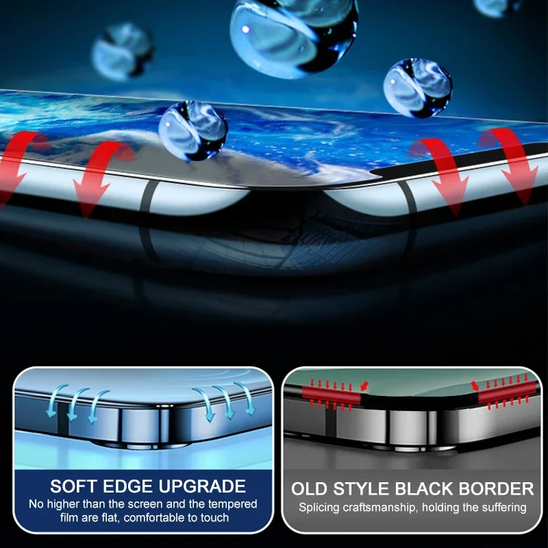 3PCS Glass Protector Phone Cas - Phone Accessories Design recension och pris