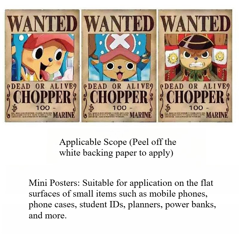 Bandai One Piece Wanted Poster - Phone Accessories Poster recension och pris