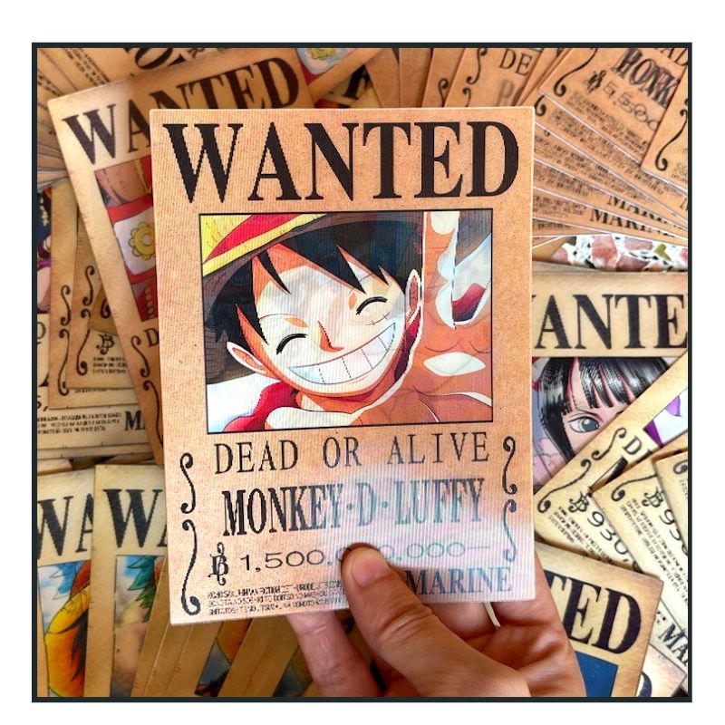 Bandai One Piece Wanted Poster - Phone Accessories Poster recension och pris