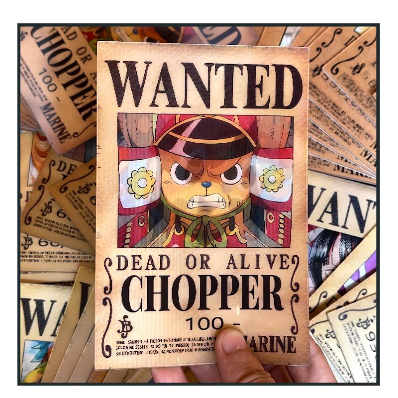 Bandai One Piece Wanted Poster - Phone Accessories Poster recension och pris
