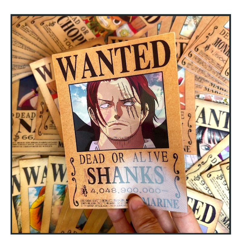 Bandai One Piece Wanted Poster - Phone Accessories Poster recension och pris