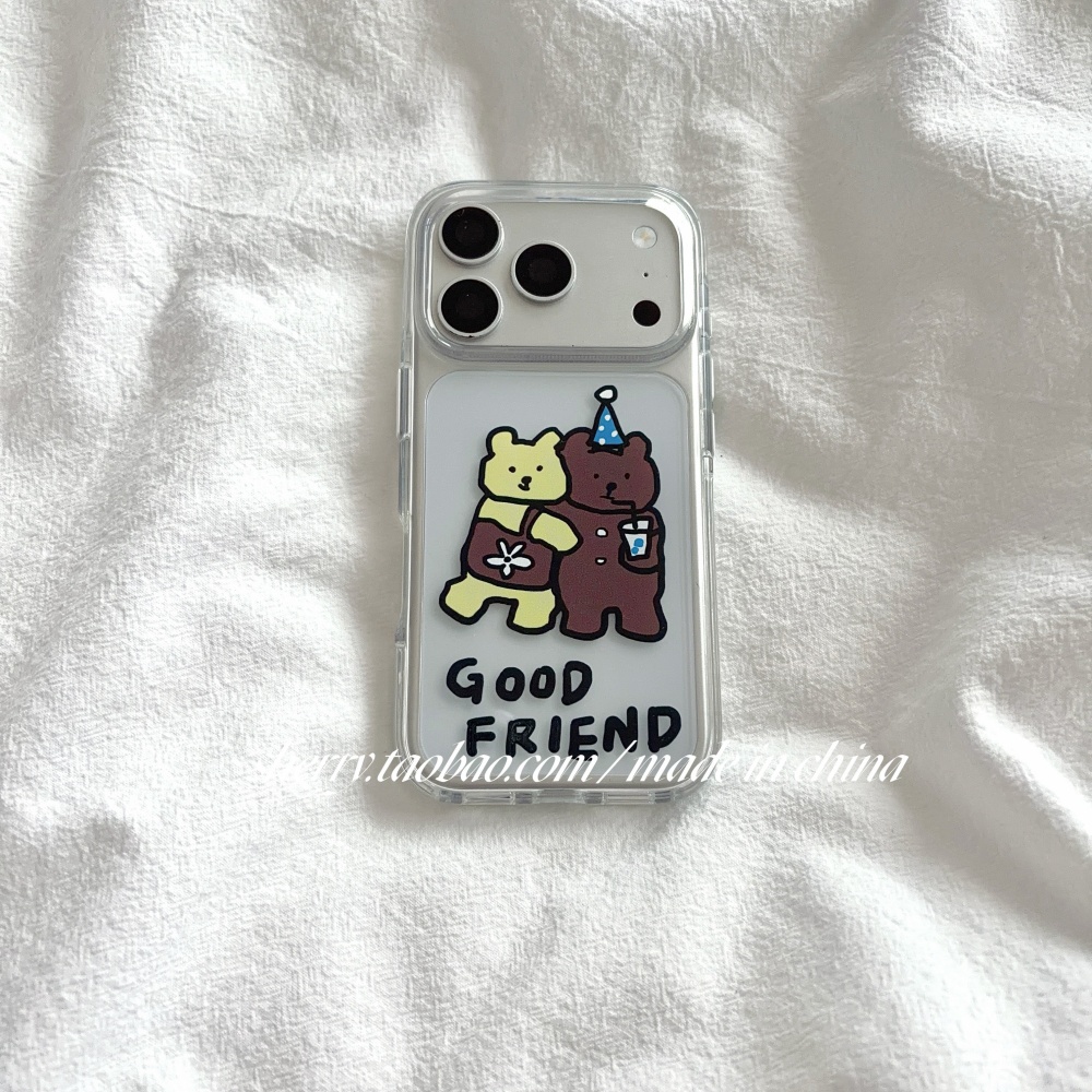 Korean Ins Cute Yellow & Brown - Yellow Phone Accessories recension och pris