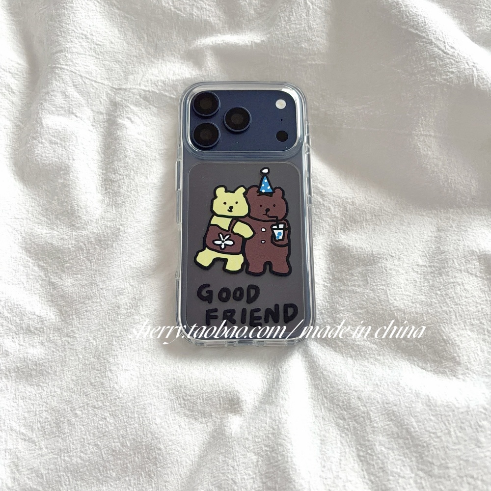 Korean Ins Cute Yellow & Brown - Yellow Phone Accessories recension och pris