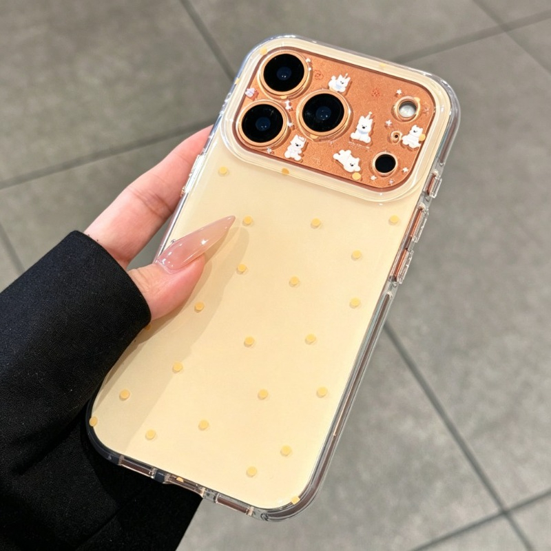 Fashion Cute Yellow Polka Dot  - Yellow Phone Accessories recension och pris