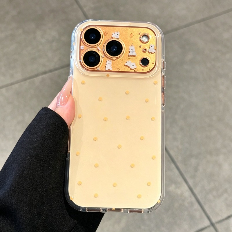 Fashion Cute Yellow Polka Dot  - Yellow Phone Accessories recension och pris