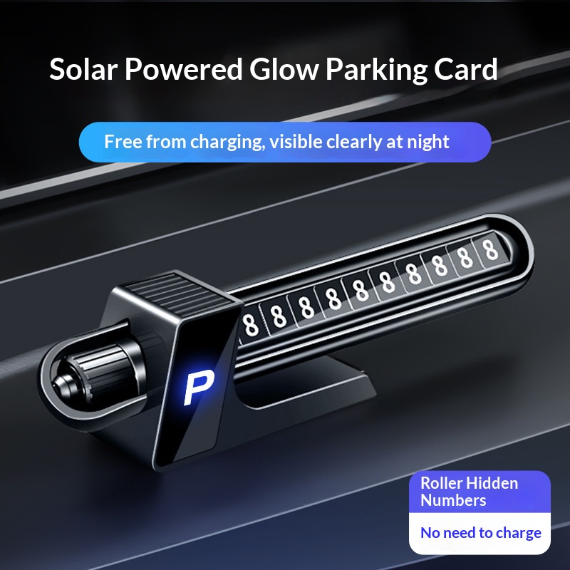 Solar Powered LED Parking Phon - Phone Accessories You Need recension och pris