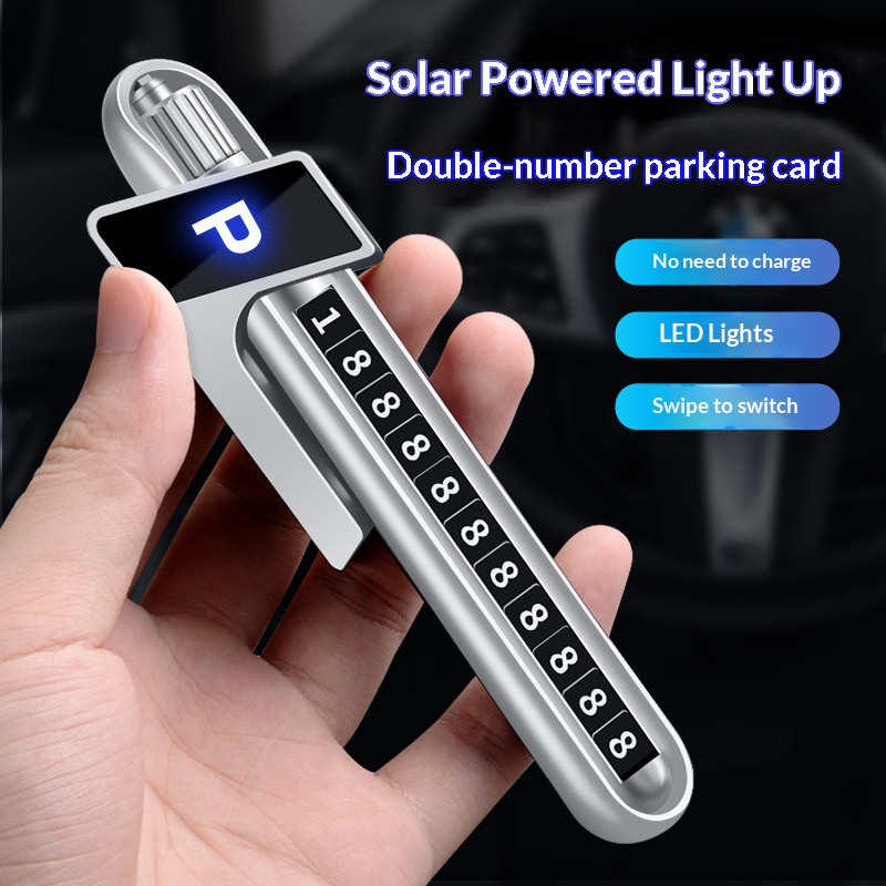 Solar Powered LED Parking Phon - Phone Accessories You Need recension och pris